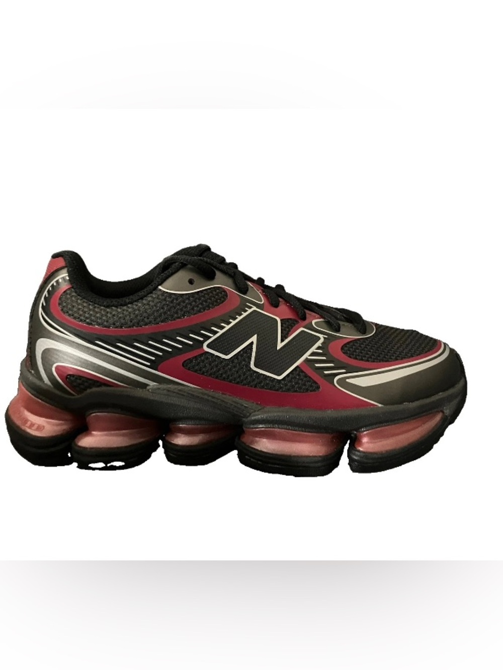 New Balance Abzorb 2000 Youth 6.5 Women’s 8 Red Grey Running Shoes